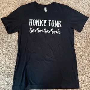 Black honky tonk badonkadonk tee
